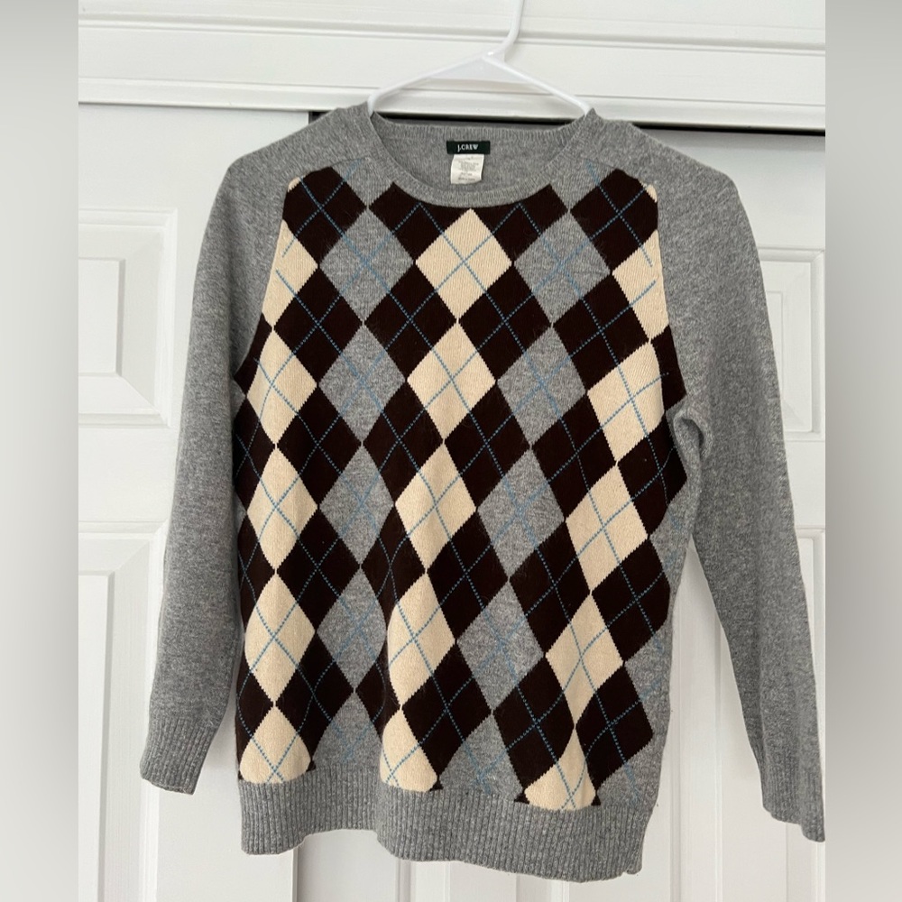 Argyle sweater